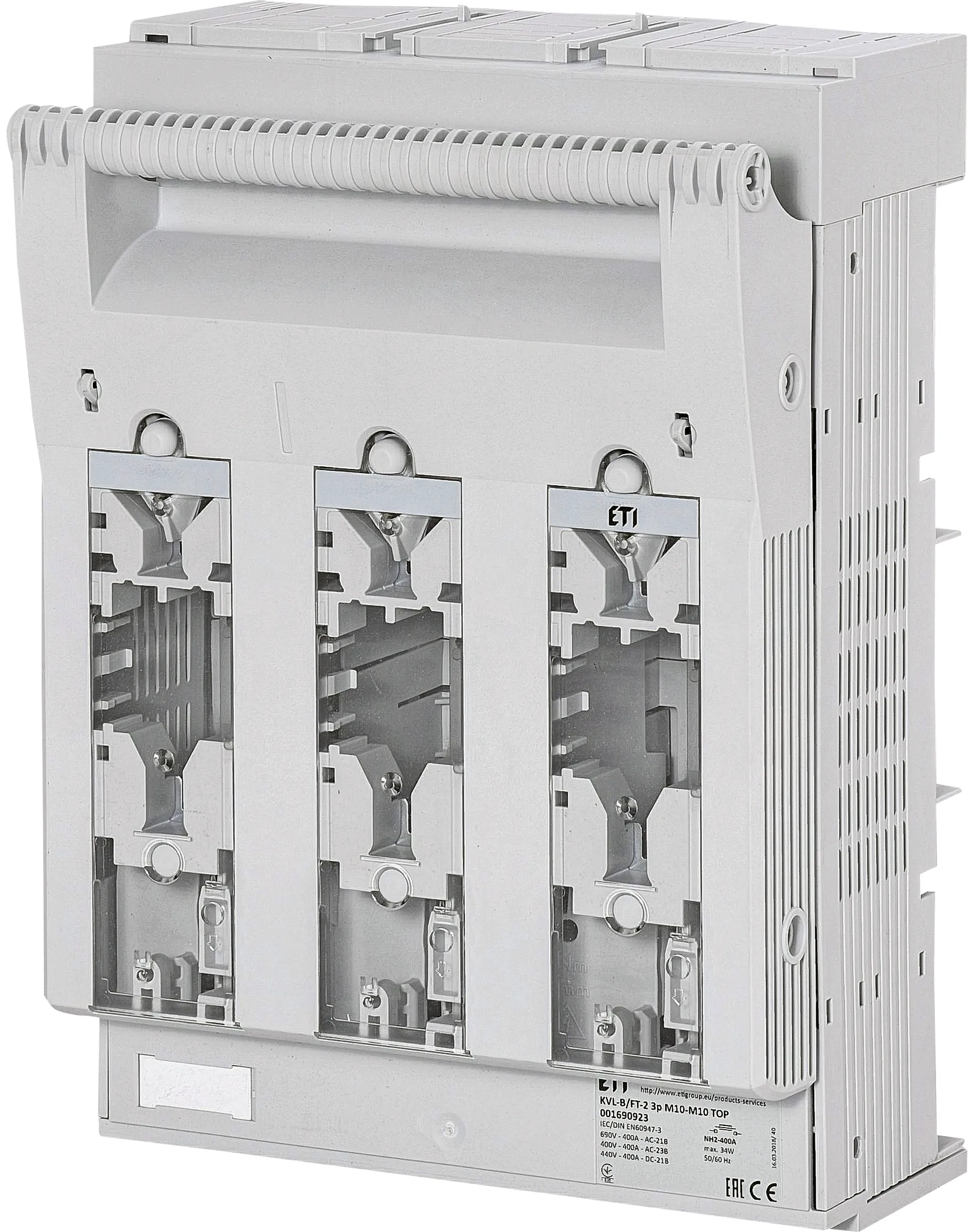 Saugiklių kirtiklis KVL-B/FT-2 3p M10-M10 TOP 001690923