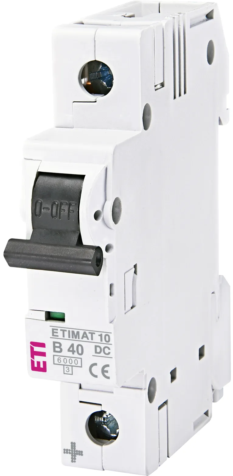 Automatinis jungiklis ETIMAT 10-DC 1p B40 6kA 002127720