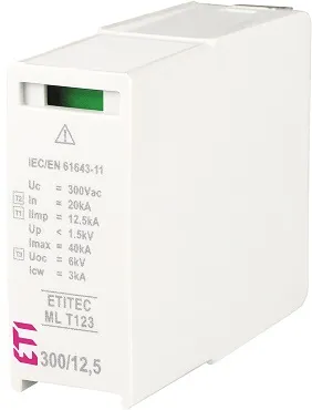 Viršįtampių ribotuvas MOD.ETITEC ML T123 305/50 G 002440674