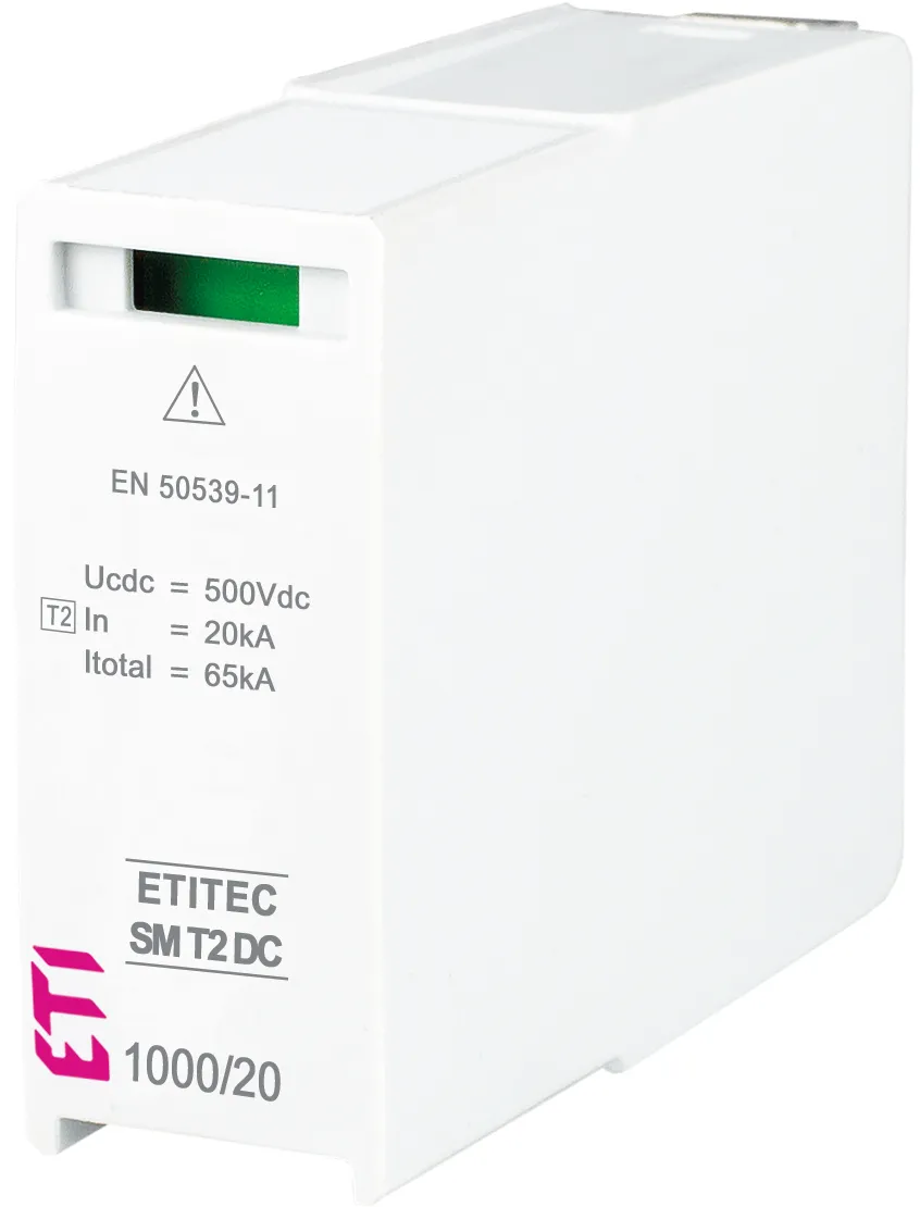 Viršįtampių ribotuvas MOD. SM T2 DC 500/20 M 002440731