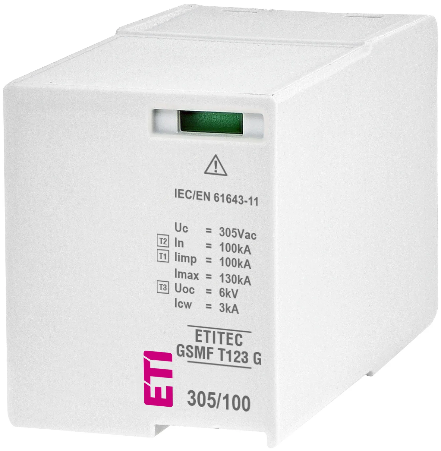 Viršįtampių ribotuvas MOD. GSMF T123 275/25 G 002440785