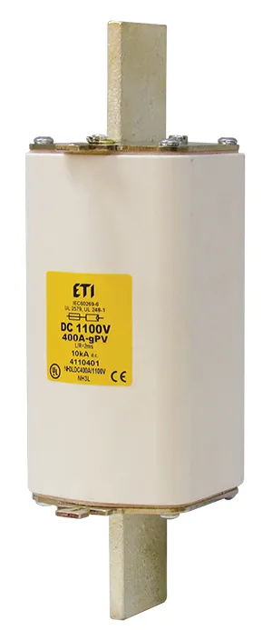Saugikliai NH1XL gPV 63A/1100V DC UL 004110391
