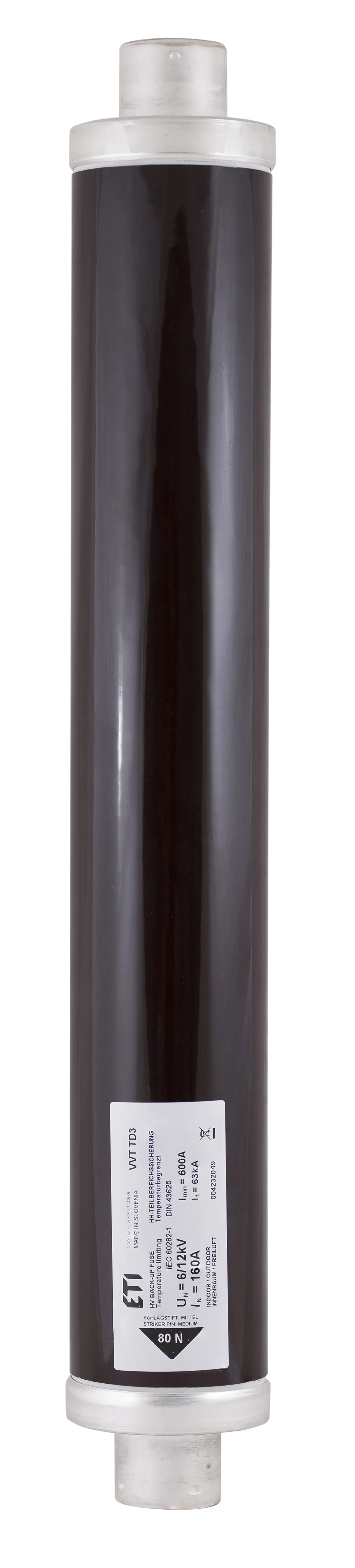 Saugikliai VVC3 12kV/160A 537 004230619