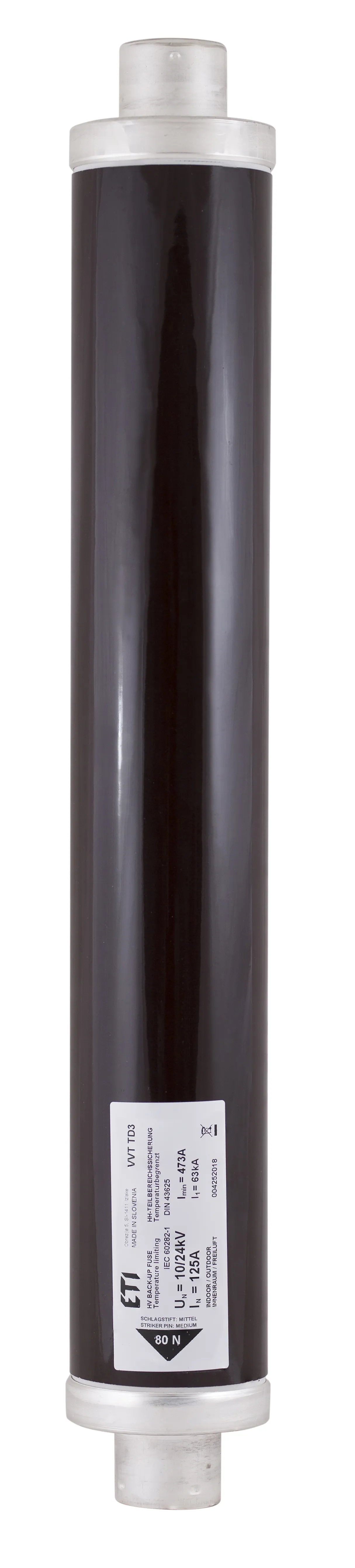 Saugikliai VVC3 24kV/2A 537 004250503