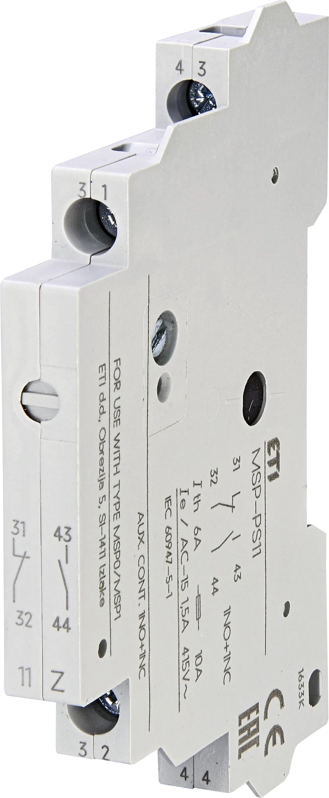 Pagalbiniai kontaktai MSP-PS11 004646631