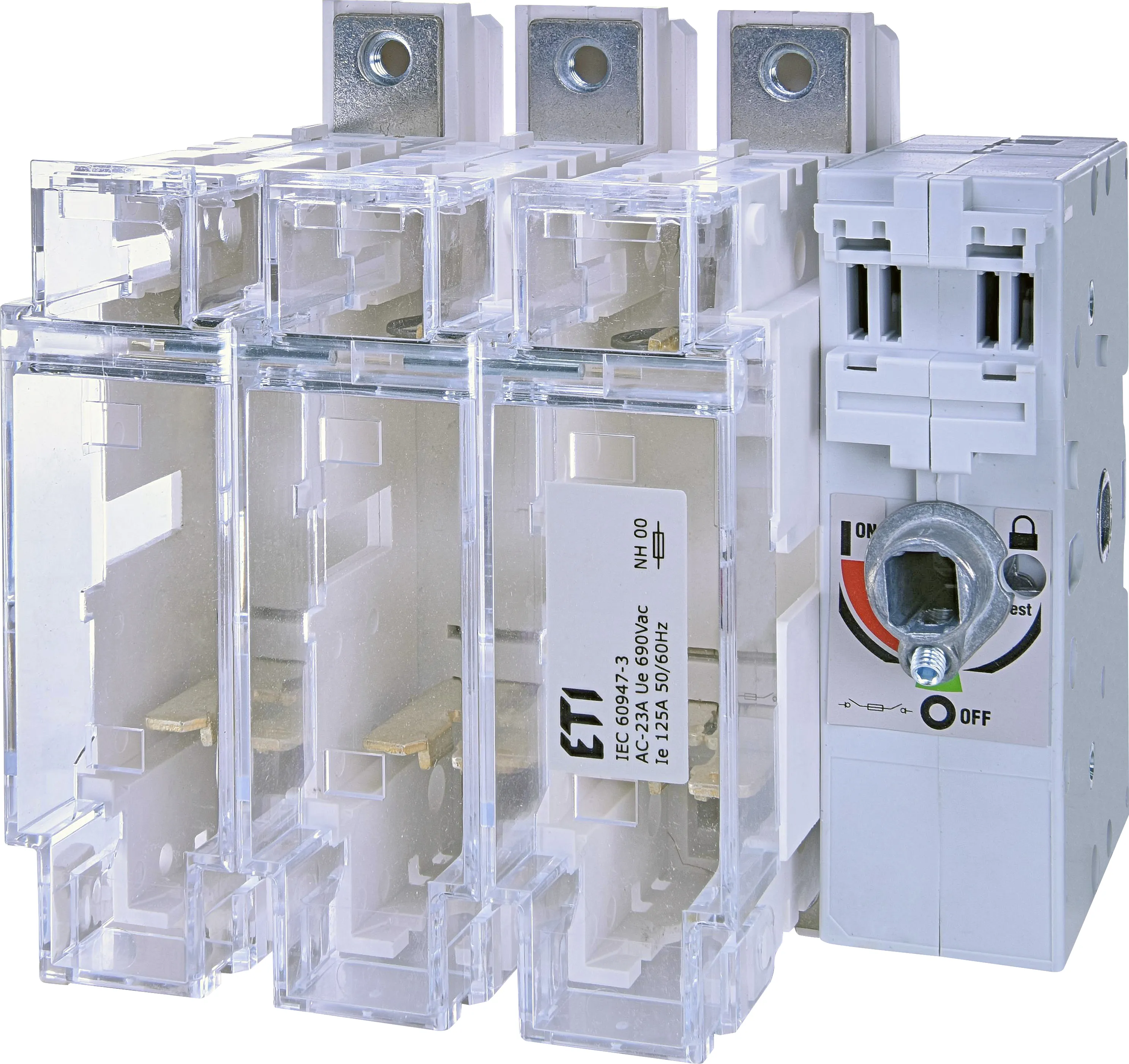 Kirtiklis su saugikliais FLBS 125 3P 004661800