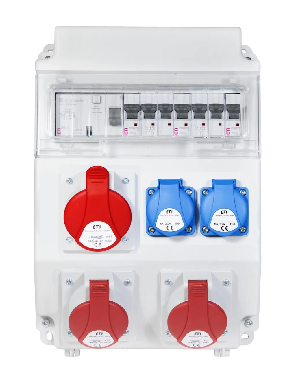 Sumontuotas pask. skydelis EDS11 RCD 2S/3 16/32 B+C 001105270