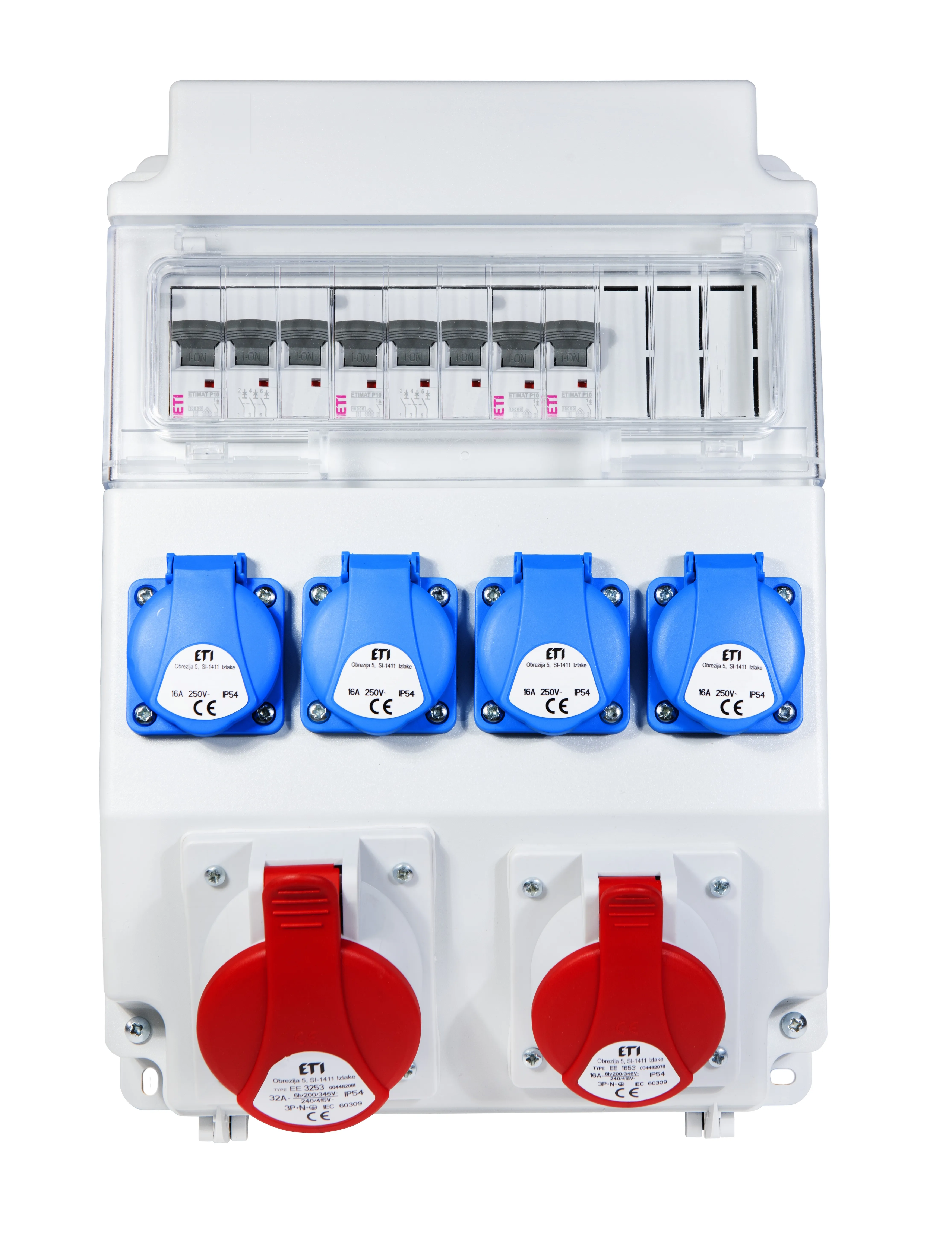 Sumontuotas pask. skydelis EDS11 4/2 16/32 B+C 001105279