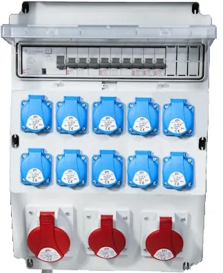 Sumontuotas pask. skydelis EDS16 RCD 10/3 16/32/63 B+C 001105354