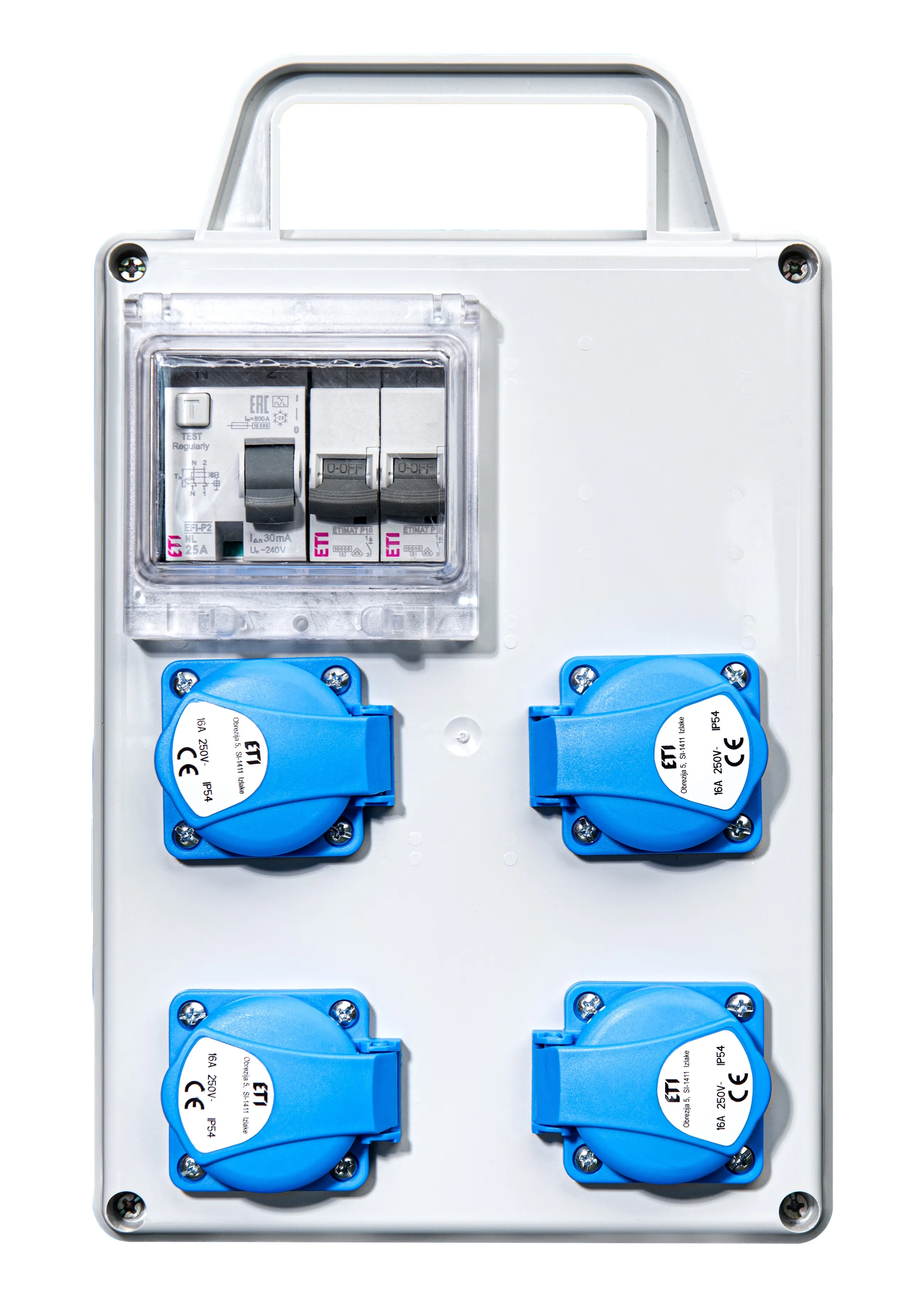 Sumontuotas pask. skydelis EDS4D RCD 4 C 001105821