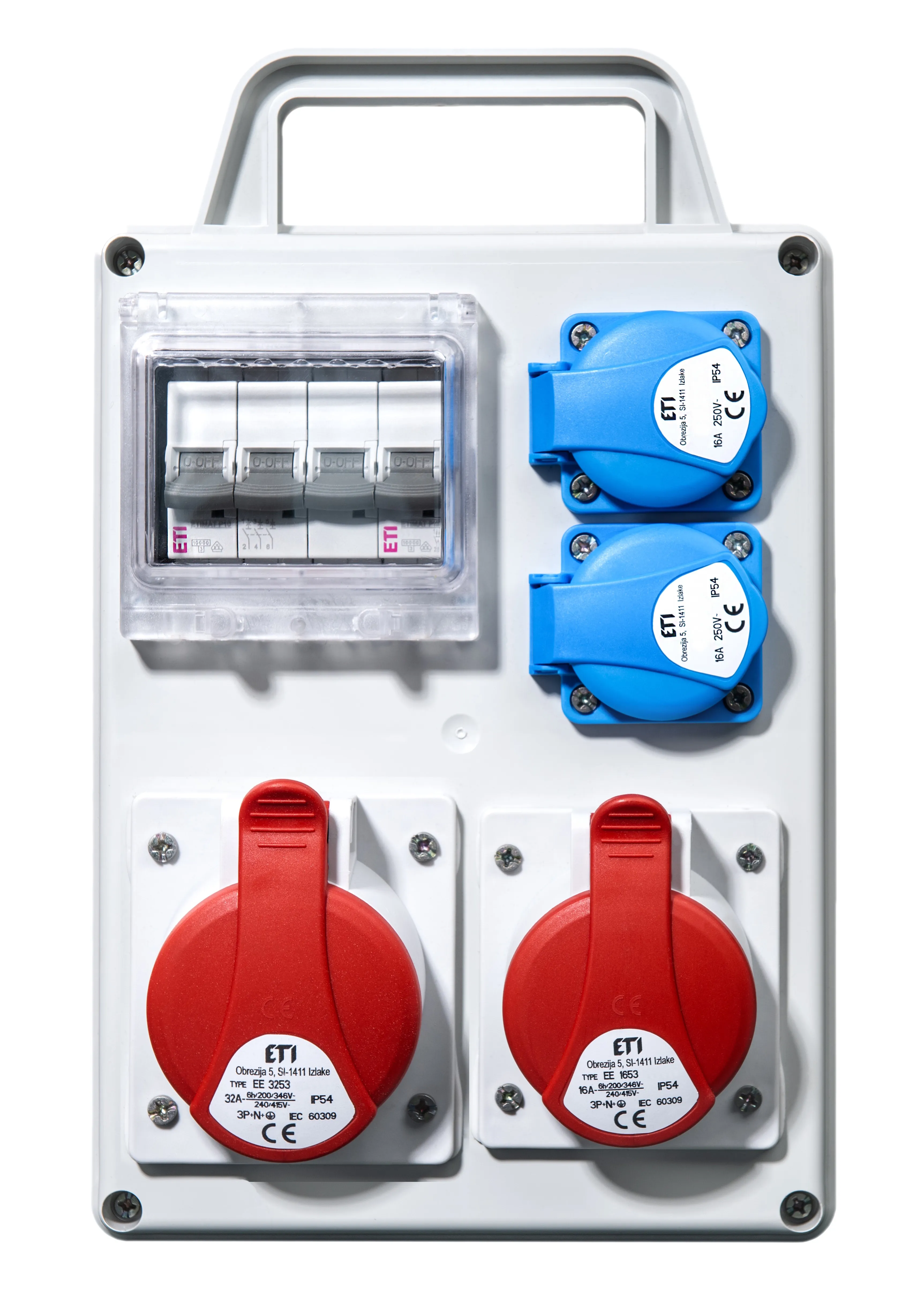 Sumontuotas pask. skydelis EDS4D 2S/2 16/32 C 001105837