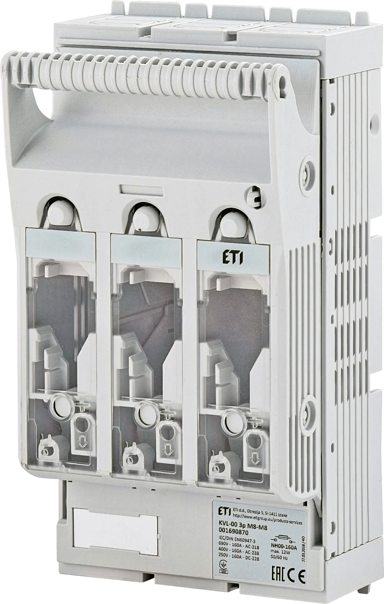 Saugiklių kirtiklis KVL-00 3p M8-M8 001690870