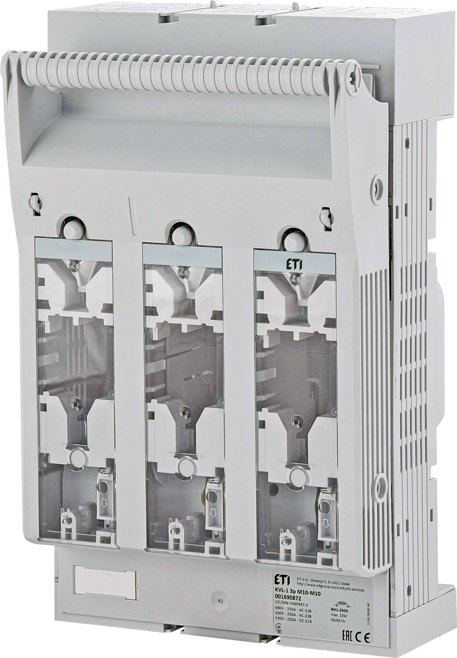 Saugiklių kirtiklis KVL-1 3p M10-M10 001690872