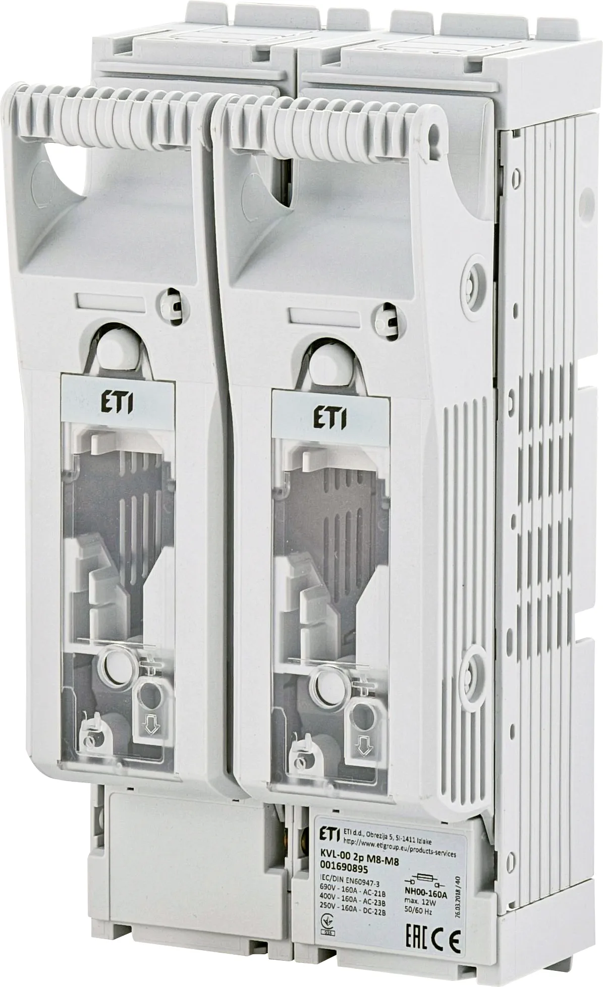 Saugiklių kirtiklis KVL-00 2p M8-M8 001690895