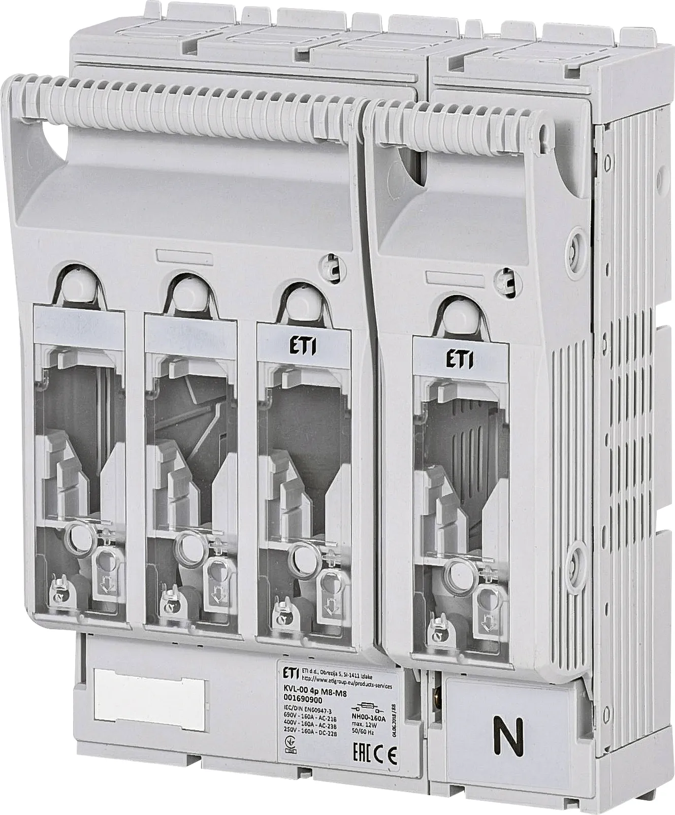 Saugiklių kirtiklis KVL-00 4p M8-M8 001690900