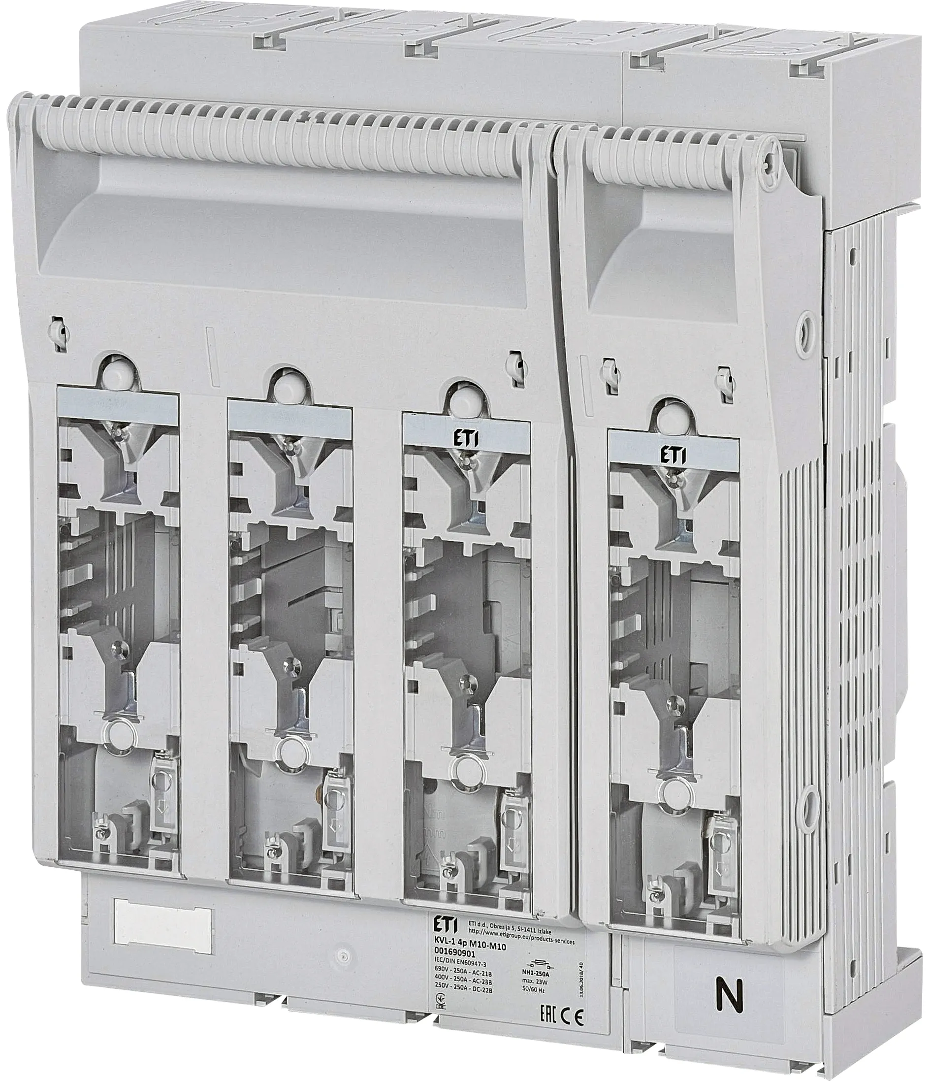 Saugiklių kirtiklis KVL-1 4p M10-M10 001690901