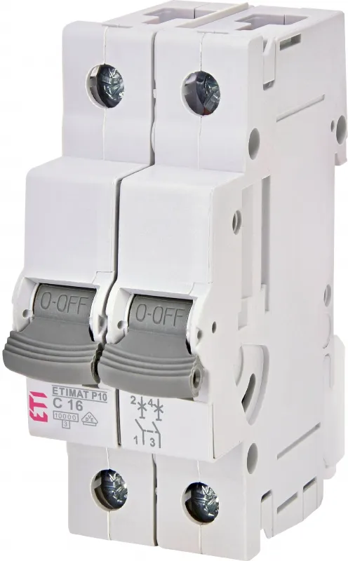 Automatinis jungiklis ETIMAT P10 1p+N B10  15kA 001901608