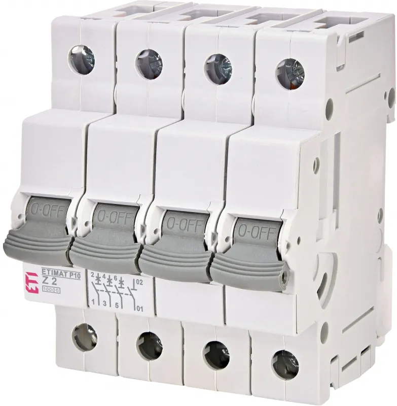 Automatinis jungiklis ETIMAT P10 4p B16  15kA 001901910