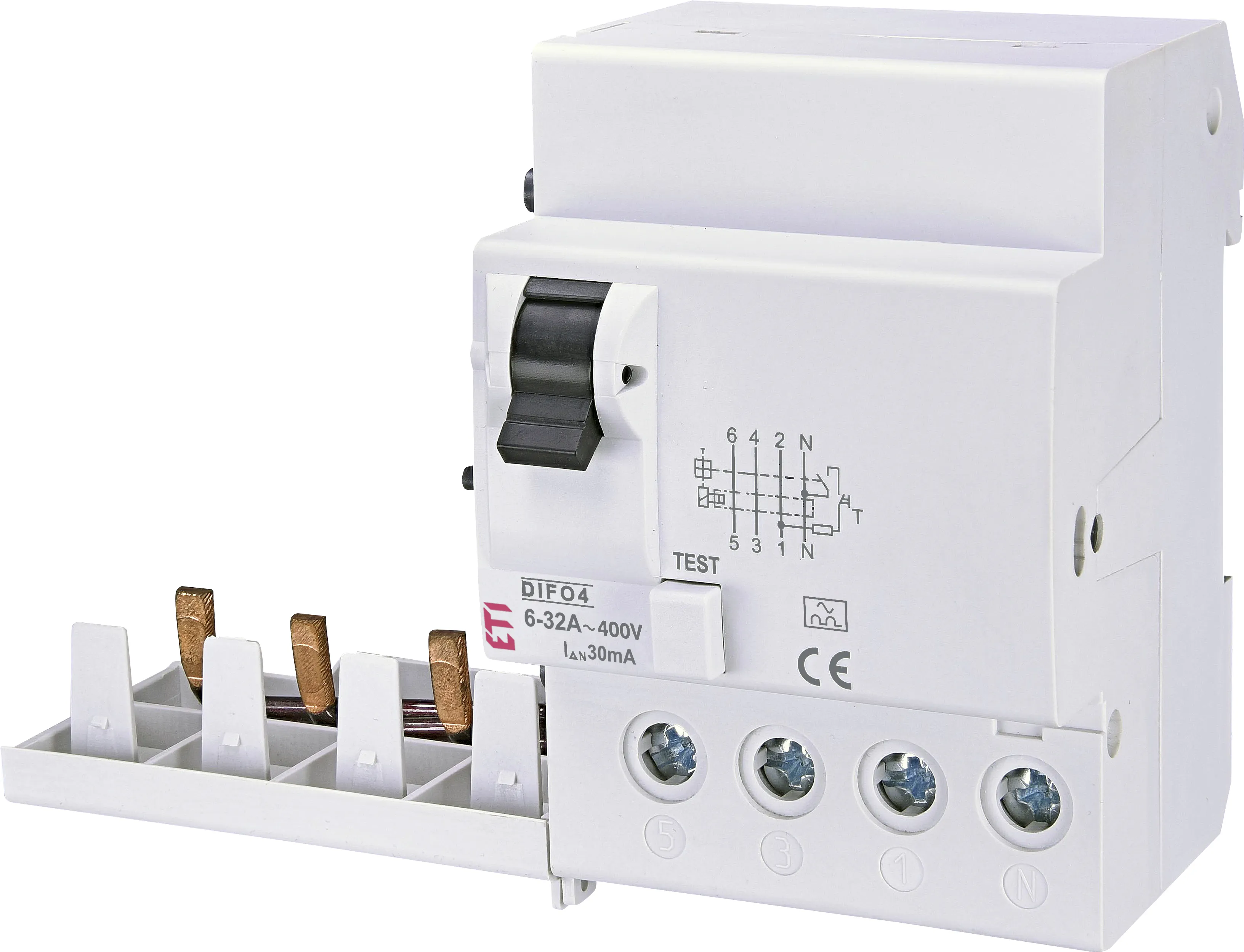 Srovės nuotekio jungiklis *DIFO-4 A 6-32/0.03 002058021