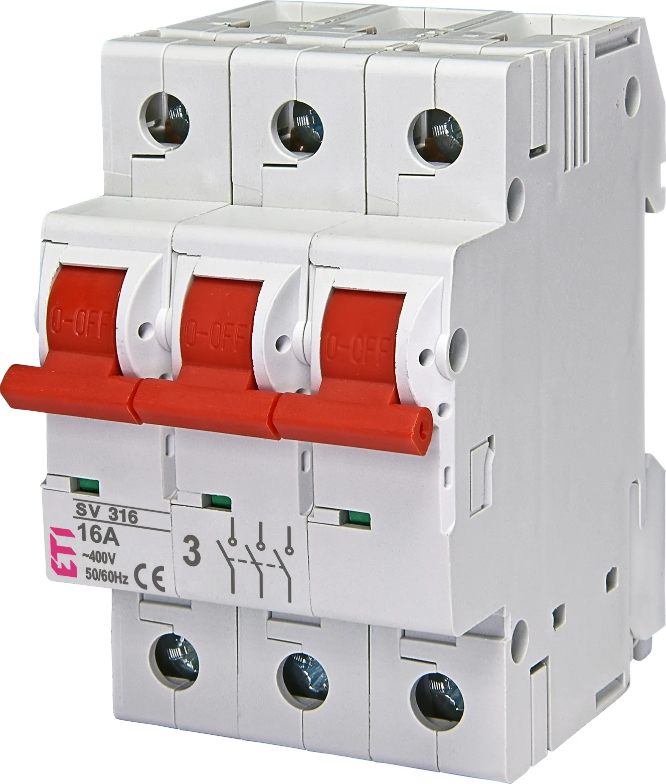 Įmontuojamas kirtiklis SV 316 3p 16A 002423321