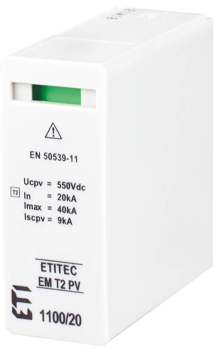 Viršįtampių ribotuvas MOD. EM T2 PV 750/20 002440628