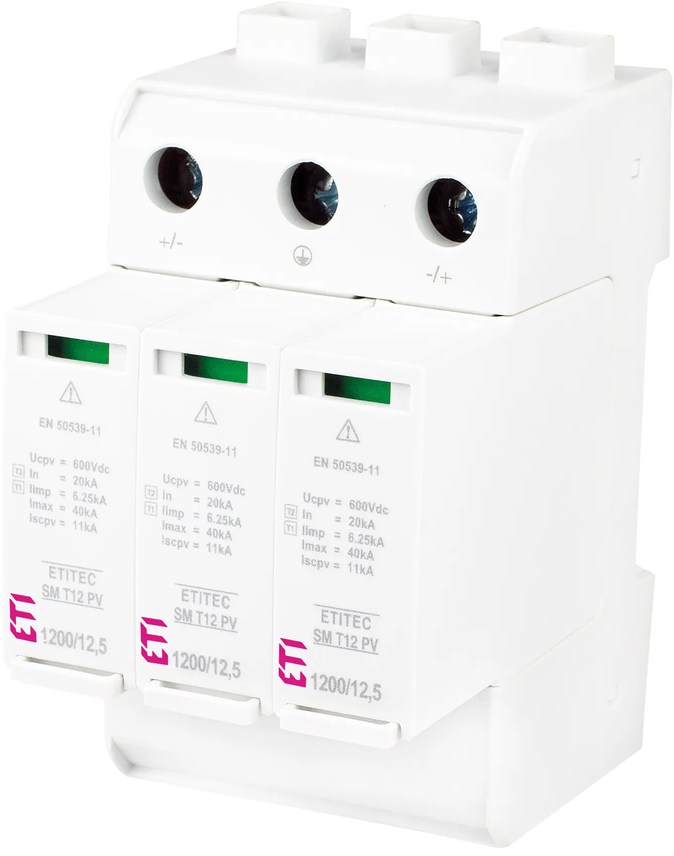 Viršįtampių ribotuvas ETITEC SM T12PV 1200/12,5Y RC 002440631