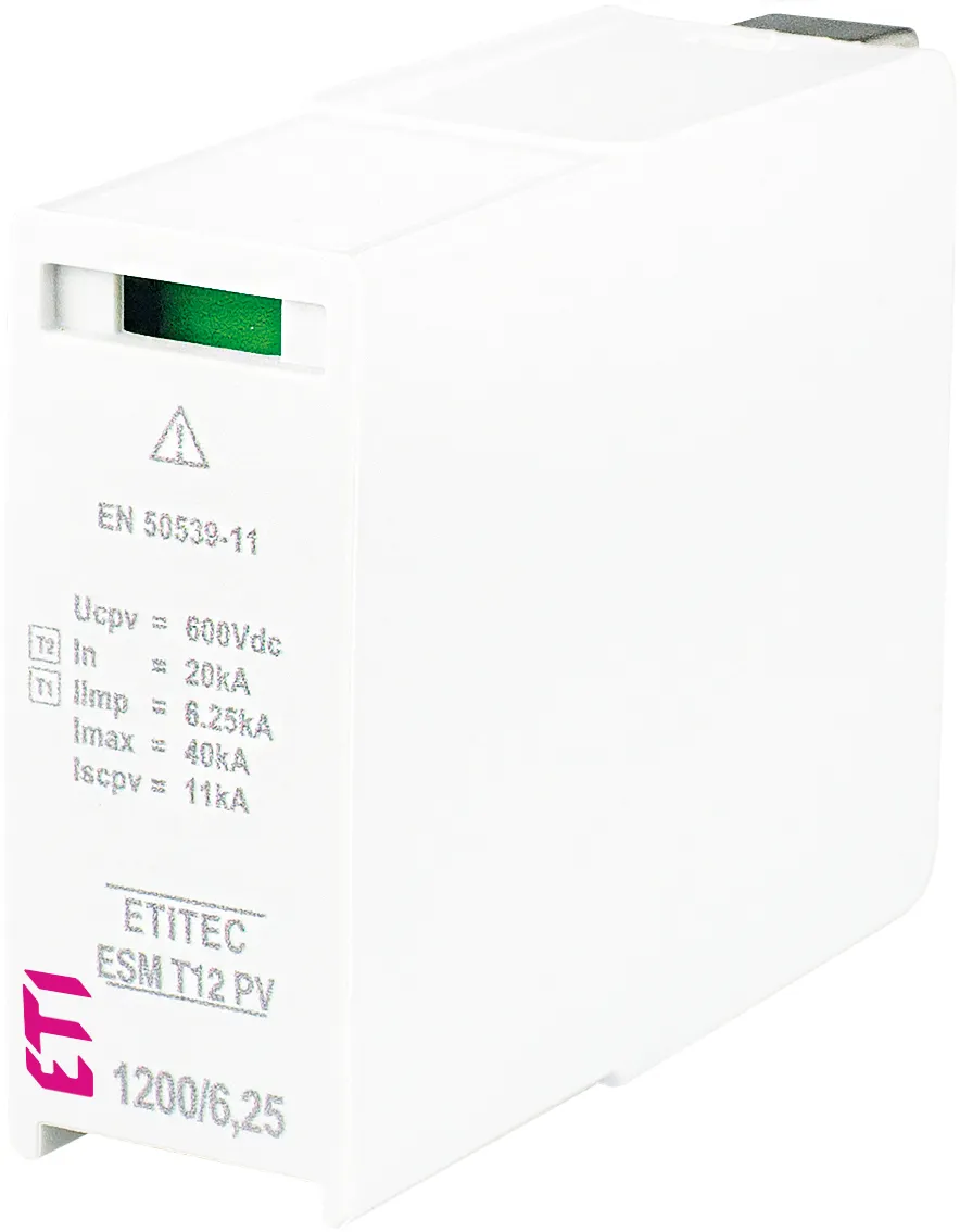 Viršįtampių ribotuvas MOD. ESM T12 PV 600/6,25 M 002440643