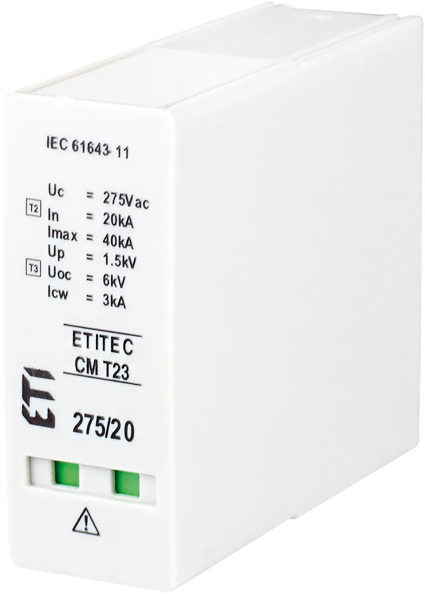 Viršįtampių ribotuvas MOD.ETITEC CM T23 275/20 G 002440659