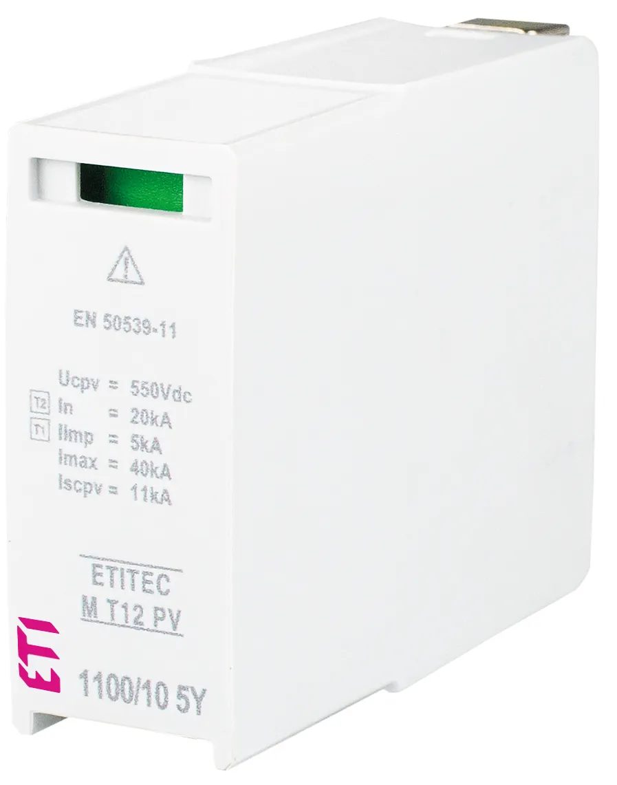 Viršįtampių ribotuvas MOD. M T12 PV 550/10 5Y M 002440677