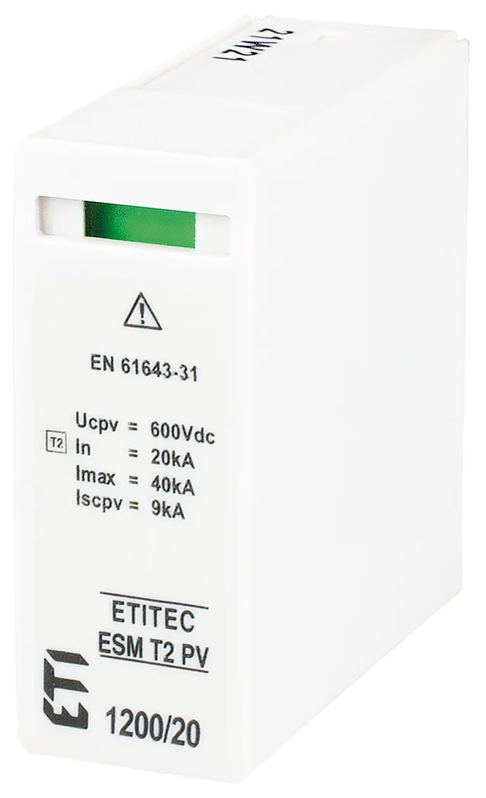 Viršįtampių ribotuvas MOD. ESM T2 PV 750/15 M 002440687