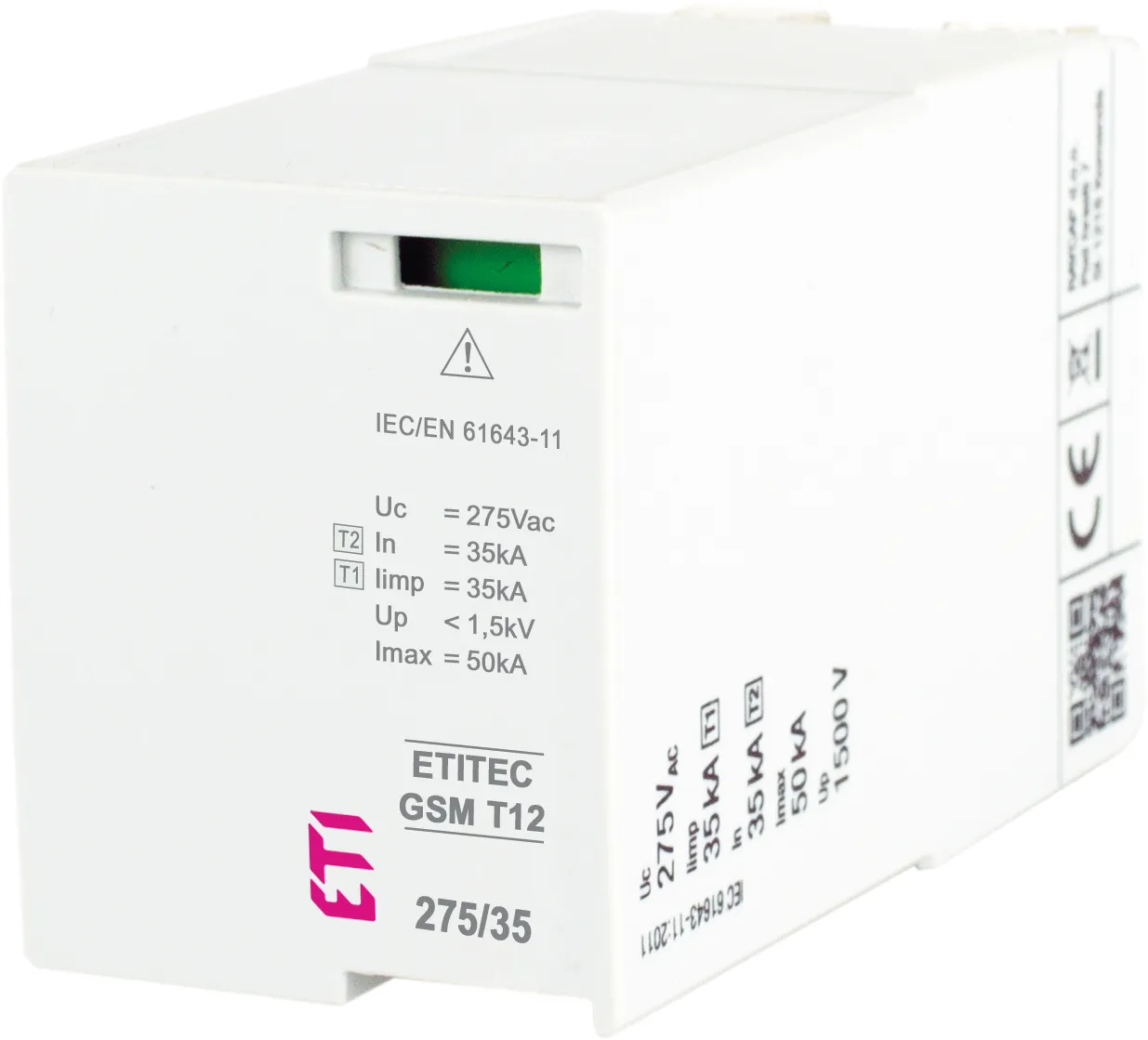 Viršįtampių ribotuvas MOD. GSM T12 275/35 002440718