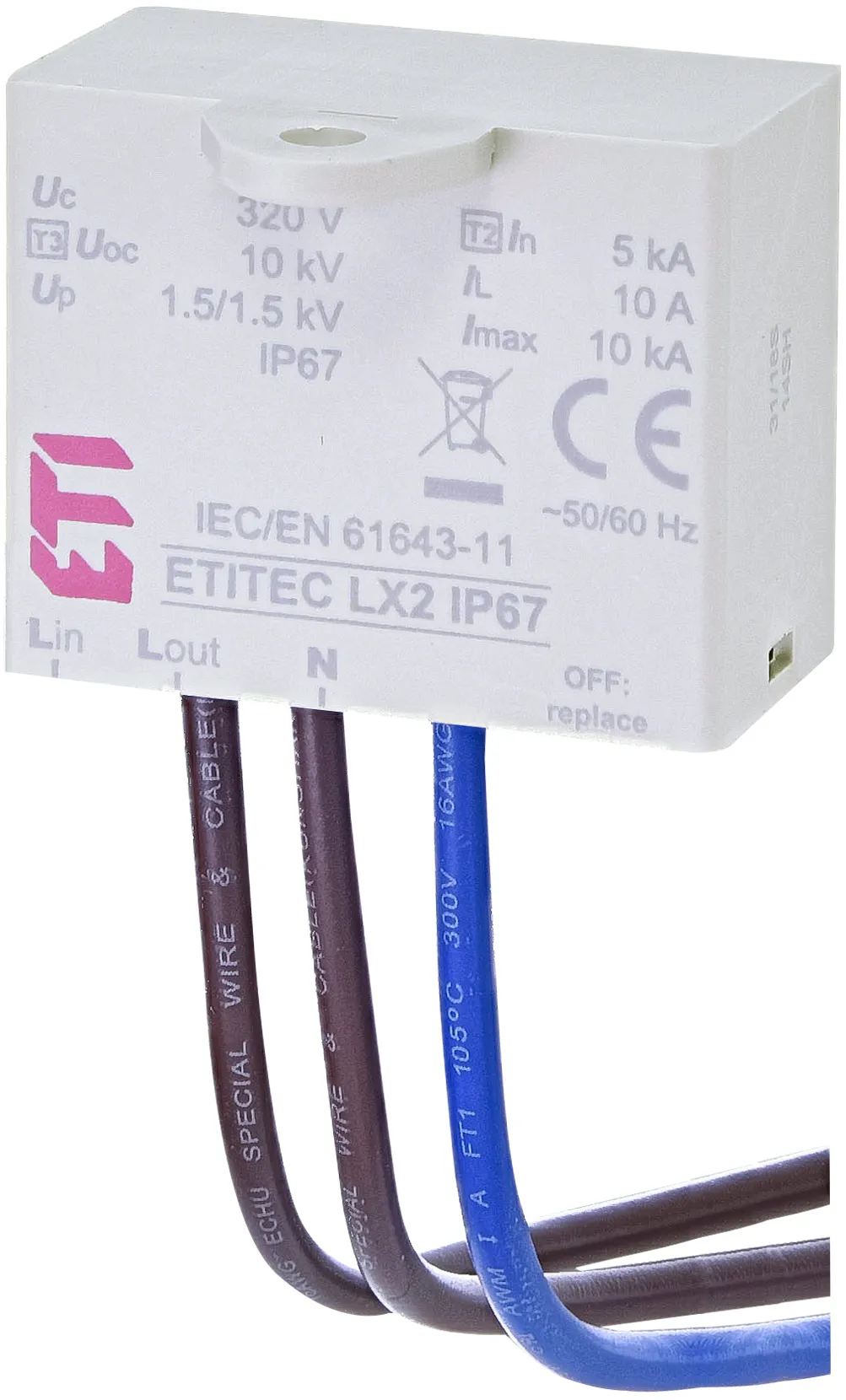 Viršįtampių ribotuvas ETITEC LX2 IP67 002442984