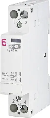 Modulinis kontaktorius RD 20-20-24V AC/DC 002464005