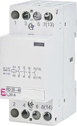 Modulinis kontaktorius RD 25-40-24V AC/DC 002464011