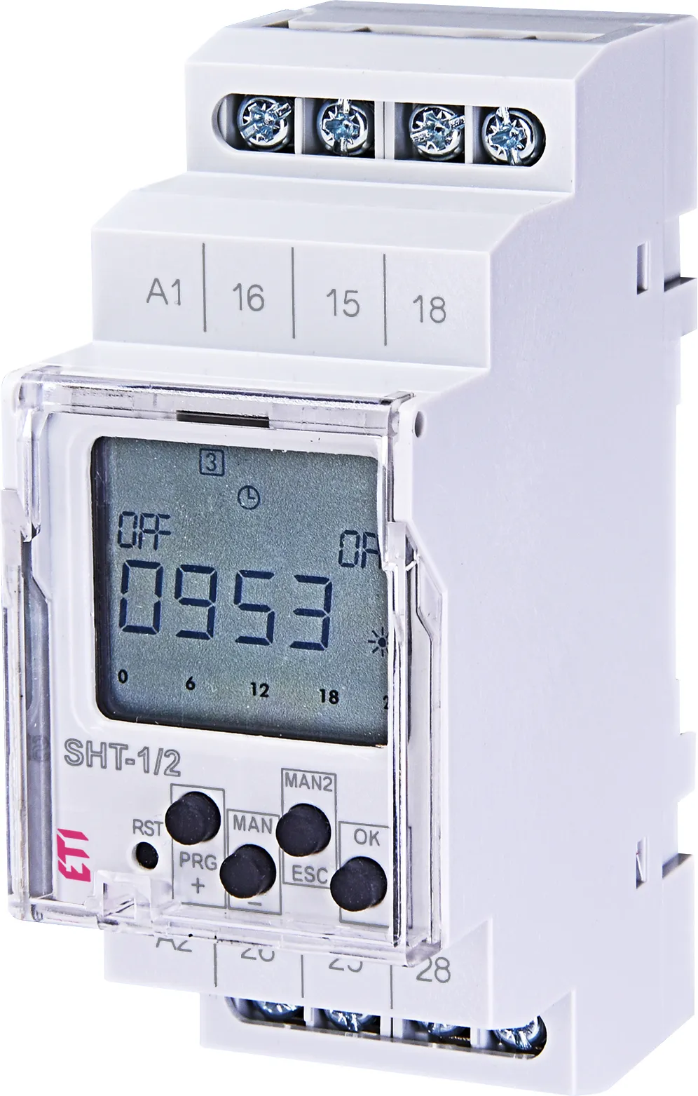 Laiko relė, skaitmeninė SHT 1/2 230V 002470053