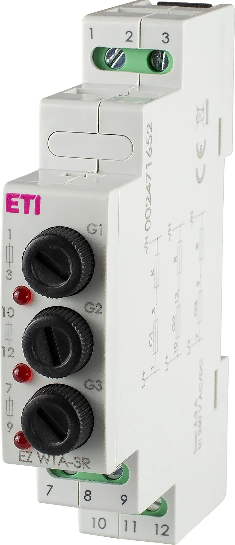 Saugiklių laikiklis EZ WTA-3R 002471652