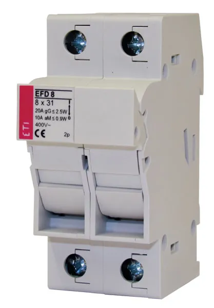 Saugiklių kirtiklis EFD 8 1p+N LED L AD 002520317