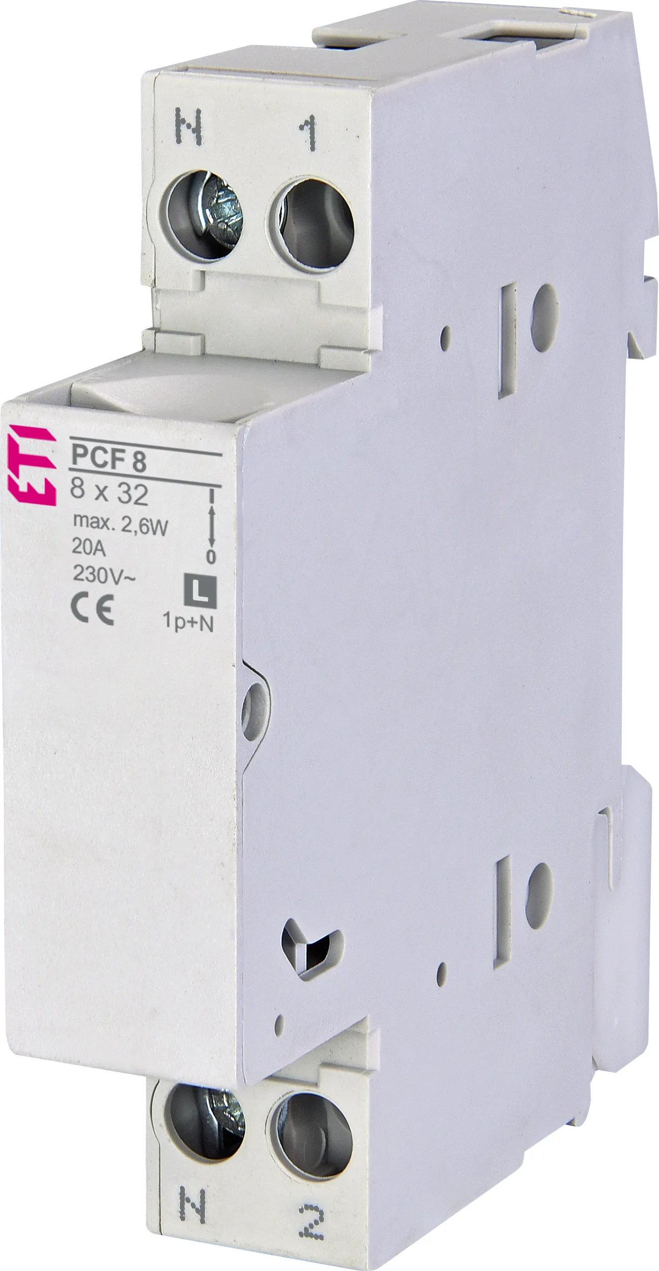 Saugiklių kirtiklis PCF 8 1p+N L 002531002
