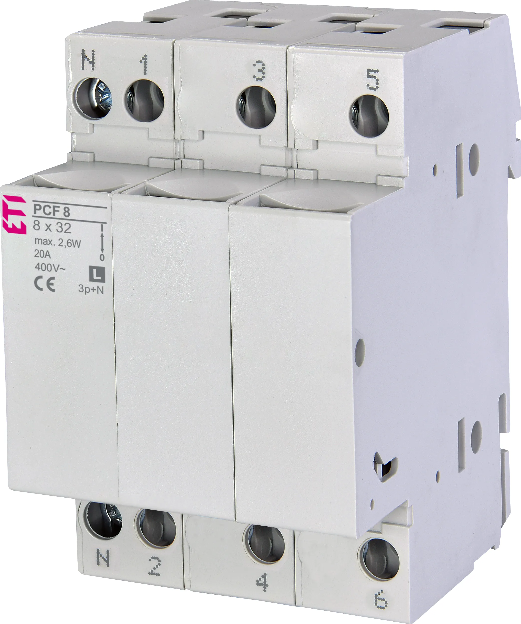 Saugiklių kirtiklis PCF 8 3p+N L 002531005