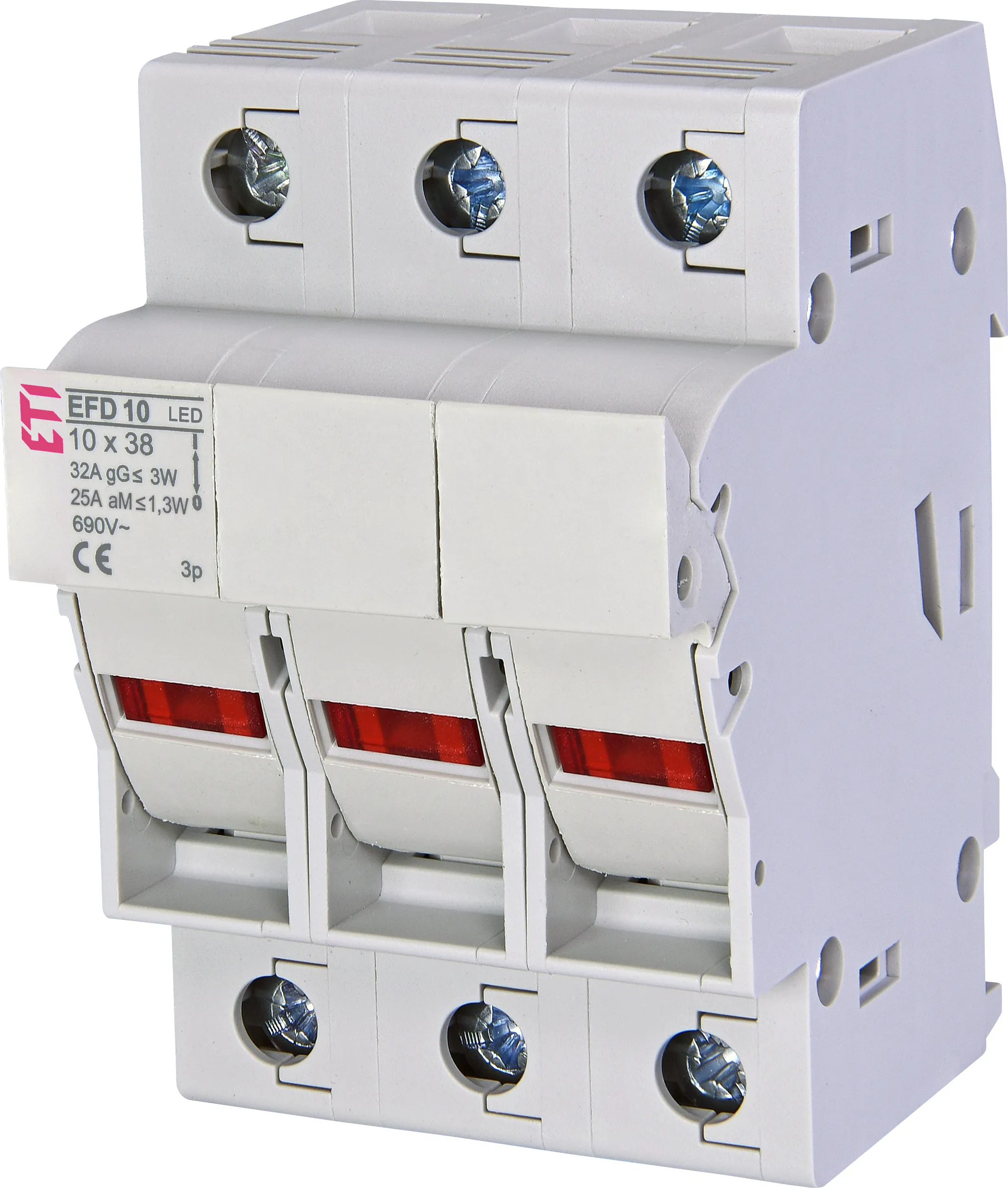 Saugiklių kirtiklis EFD 10 3p LED 002540014