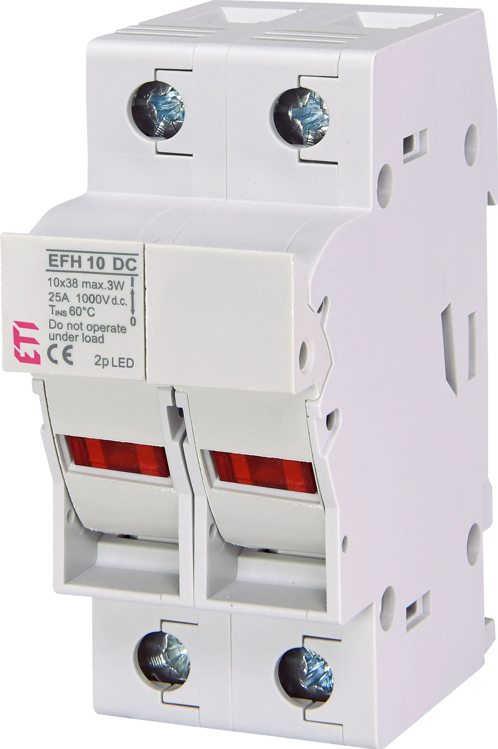 Saugiklių lizdas EFH 10 DC 2p LED 002540213