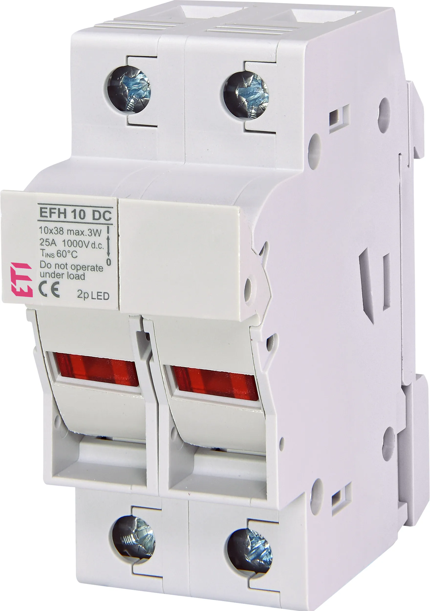 Saugiklių lizdas EFH 10 DC 2p LED AD 002540513