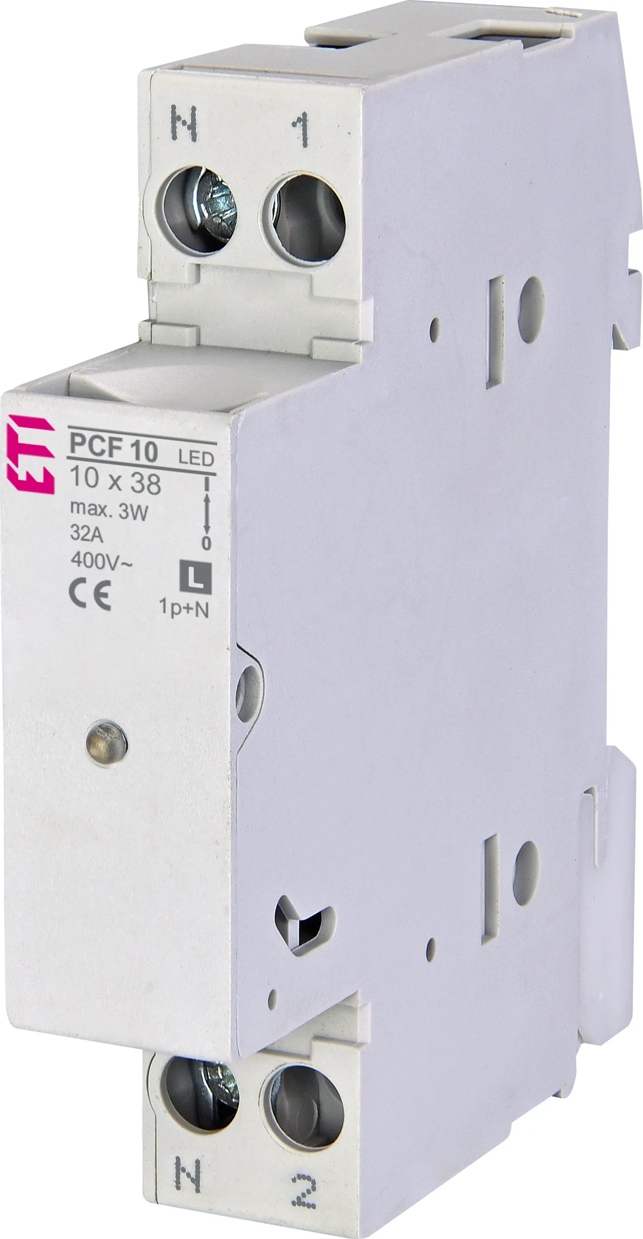 Saugiklių kirtiklis PCF 10 1p+N LED L 002551012