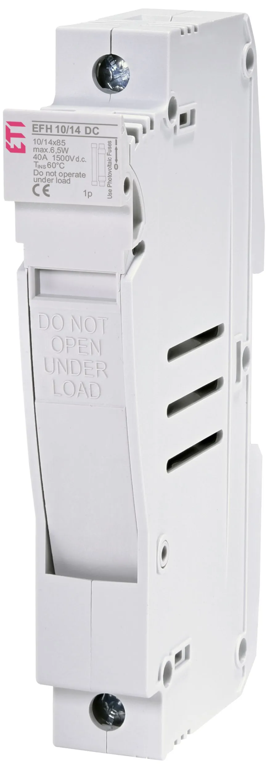 Saugiklių lizdas EFH 10/14 DC 1p 002580001