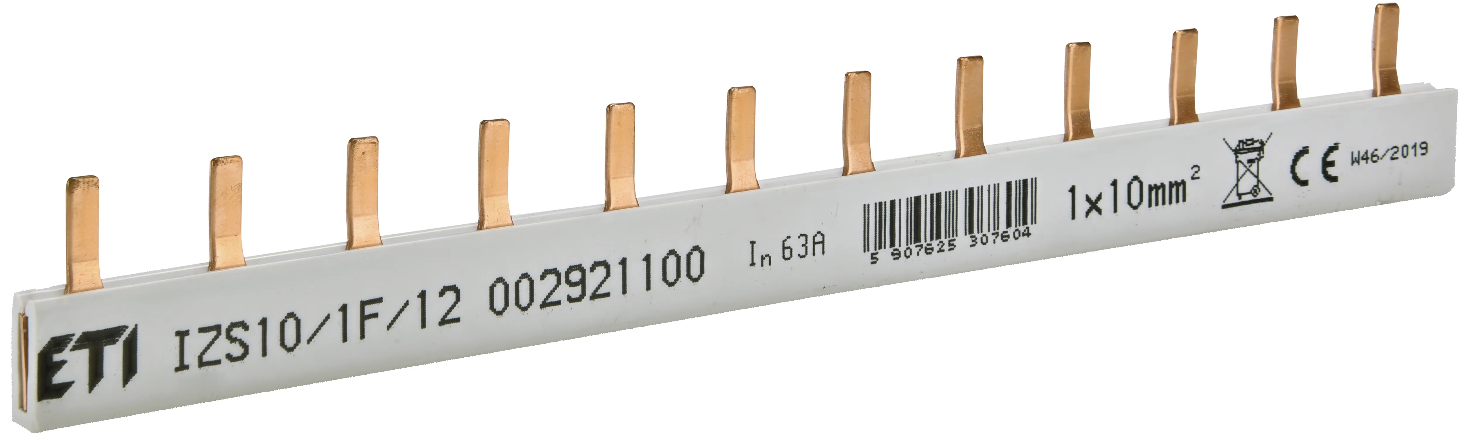 Izoliuota šyna IZS10/1F/12 (0,21) 002921100