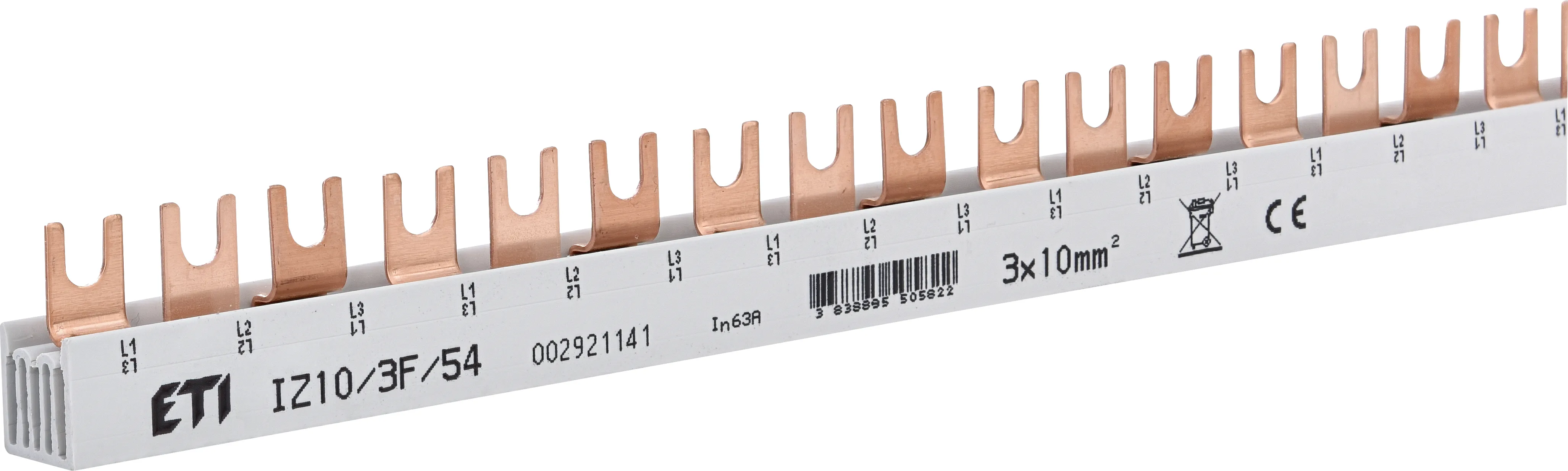 Izoliuota šyna IZ10/3F/54 002921141