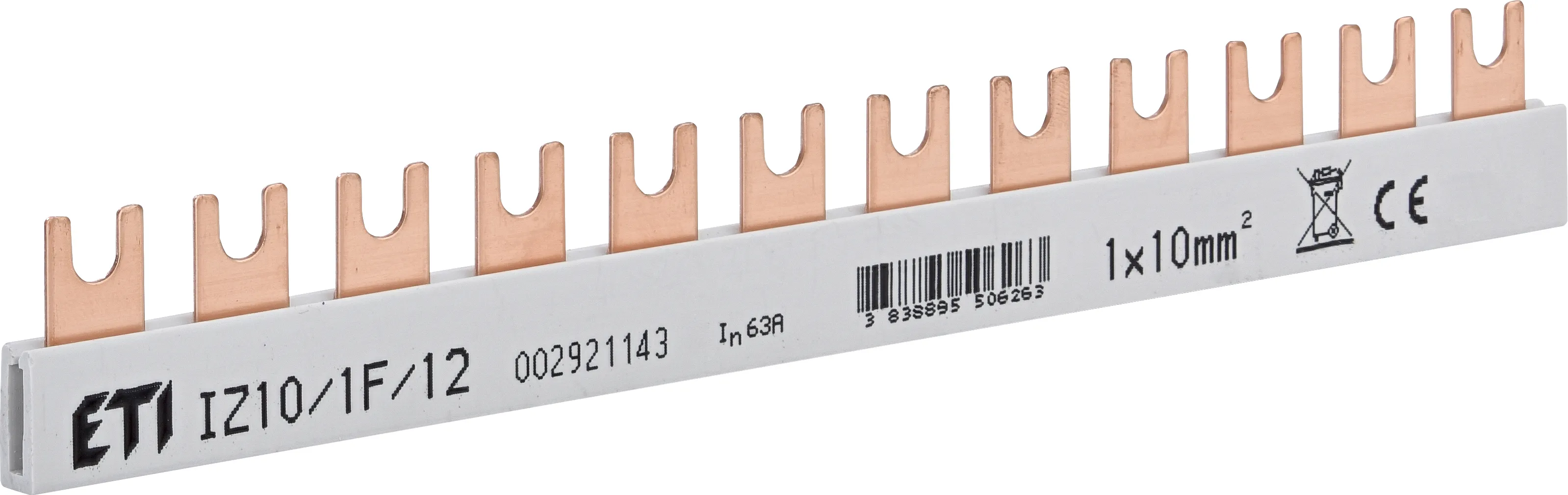 Izoliuota šyna IZ10/1F/12 002921143