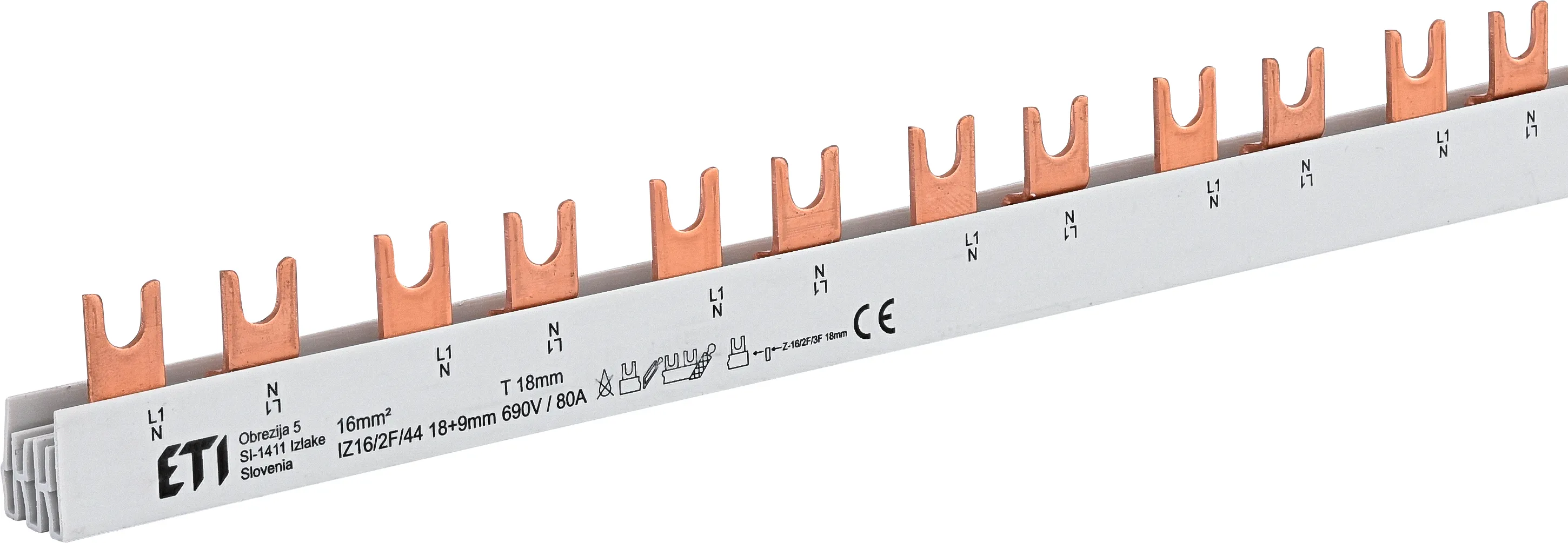 Cu šyna IZ16/2F/44 18+9mm 002921233