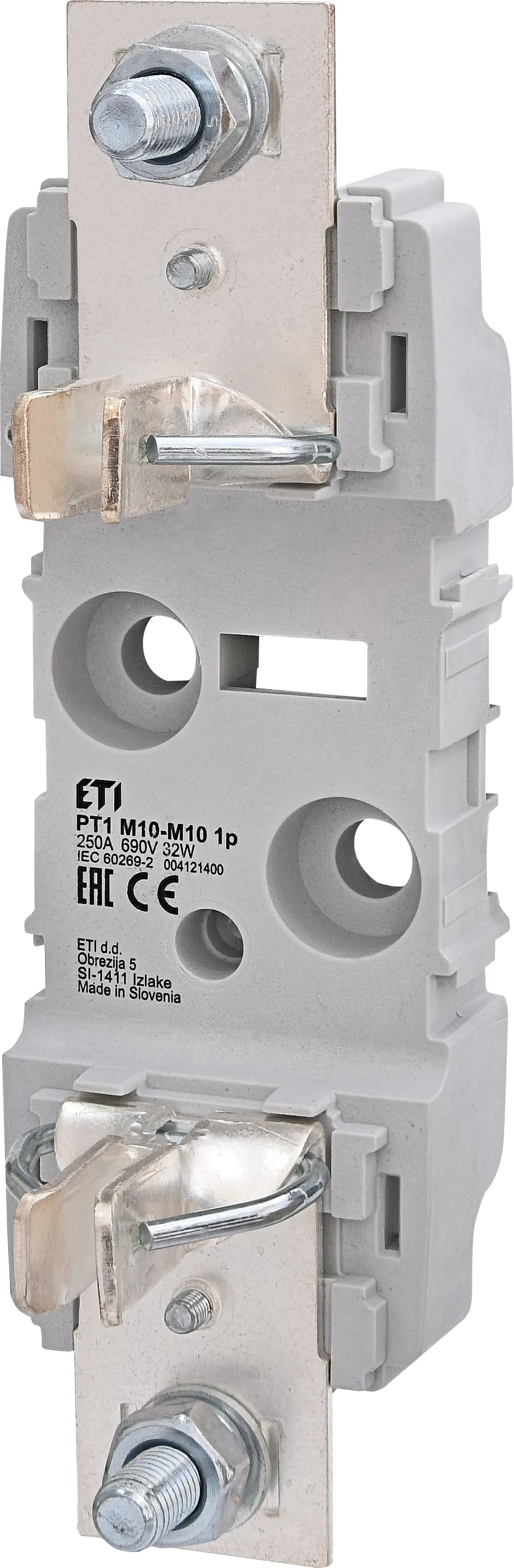 Saugiklių lizdas PT 1 M10-M10 1p 004121400