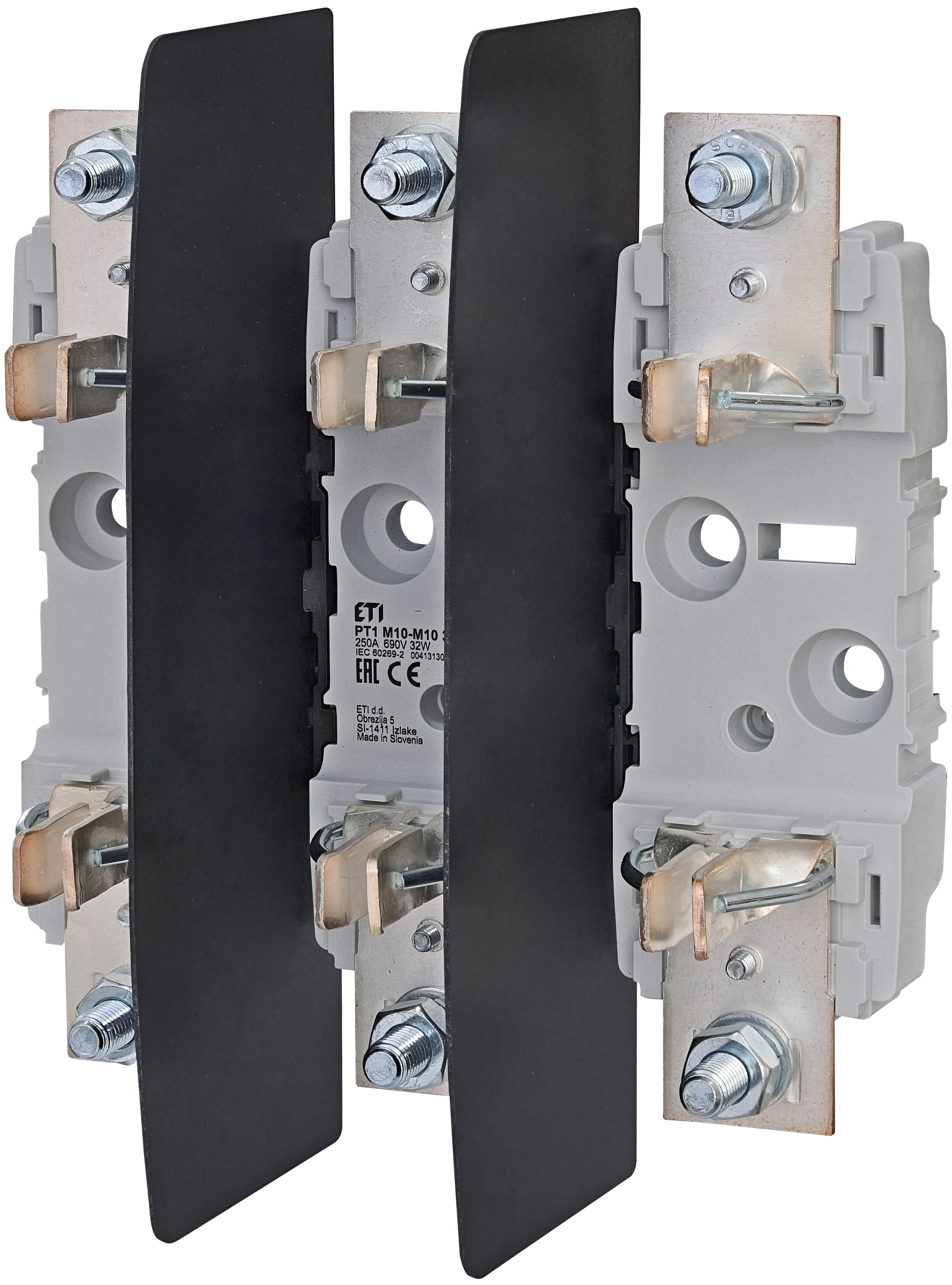 Saugiklių lizdas PT 1 M10-M10 3p 004131300